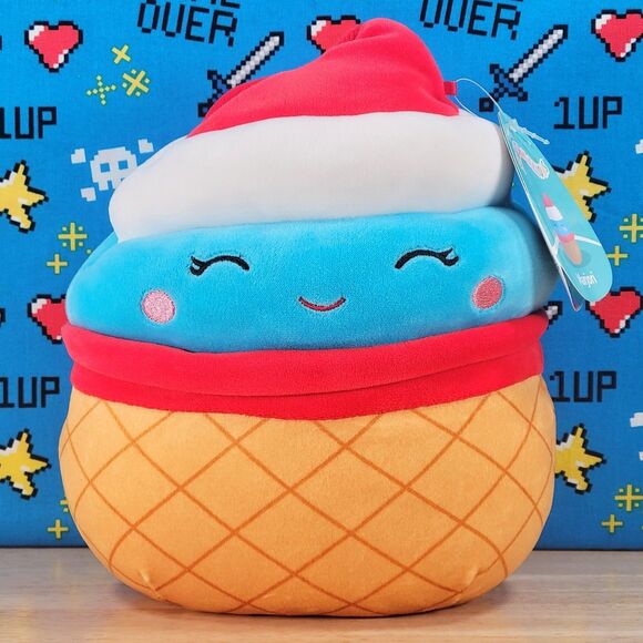 Squishmallow Marjori the Ice Cream 8" UltraSoft Fourth of July Squad Toy Plush - Picture 1 of 6